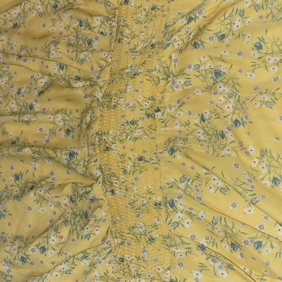 Max Studio V Neck Floral Print Hi-low Dress - Picture 6 of 6